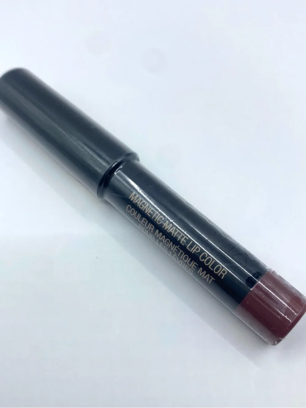 NUDESTIX Magnetic Matte Lip Color PENCIL In Burgundy‎ Travel Size 2.5g .088 Oz
